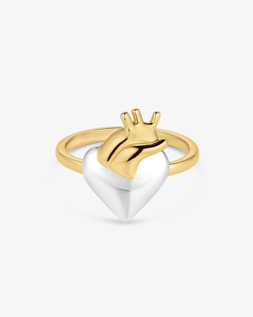 Modern Anatomical Heart Ring